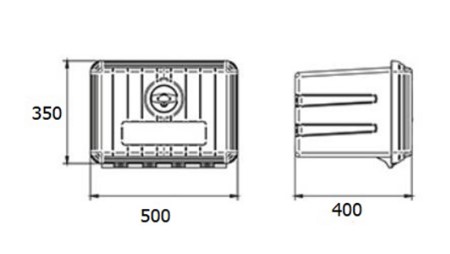 ICBEB20000N0 ИНСТРУМЕНТАЛЬНЫЙ ЯЩИК 50 (500 x 400 x 350)